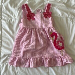 Pink flamingo  2T dress